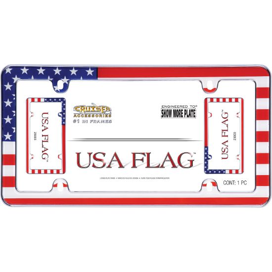 CRUISER USA FLAG CHROME - 23003