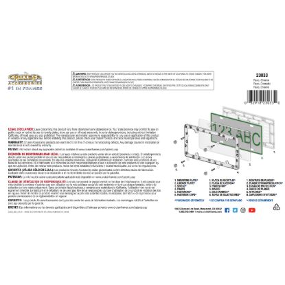 CRUISER PAWS CHROME - 23033