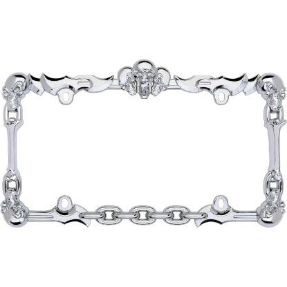 CRUISER SKULL & BONE  CHROME - 25231