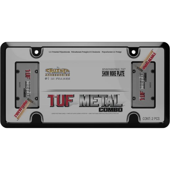 CRUISER LICENSE PLATE FRAME/SHIELD COMBOS - 64052