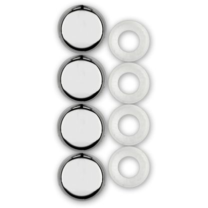 CRUISER FASTENER CAPS  CHROME - 82630