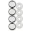 CRUISER FASTENER CAPS  CHROME - 82630