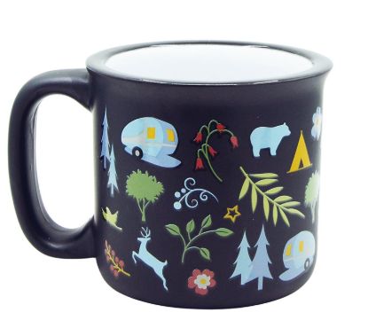CAMP CASUAL THE MUG INTO THE WOODS. 15 OZ - CC004BLK