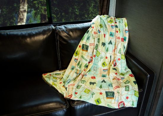 CAMP CASUAL THE THROW-TRAVEL MAP 50' X 60' - CC005TM