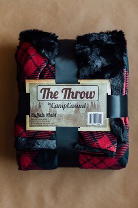 CAMP CASUAL THE THROW - BUFFALO PLAID - CC008BP