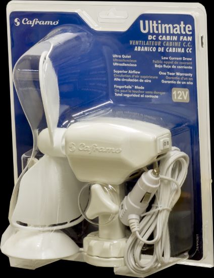 CAFRAMO ULTIMATE 2-SPD 12V FAN WHITE - 747DCWCS