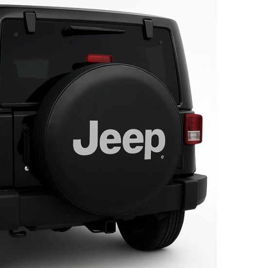 COVERCRAFT HEAVY DUTY JEEP LOGO SPARE TIRE COV - STW1003BK