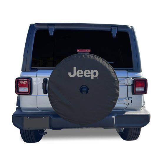 COVERCRAFT HEAVY DUTY JEEP LOGO SPARE TIRE COV - STW1103BK