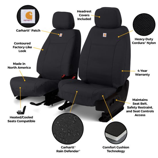 COVERCRAFT CARHARTT SUPER DUX PRECISIONFIT CUS - TF4254COBK