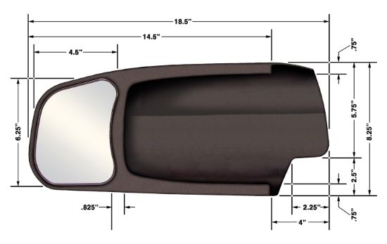 CIPA TOWING MIRROR - 11400