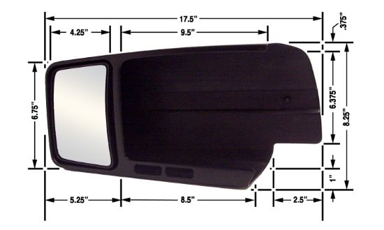 CIPA FORD F-150 TOW MIRROR LH - 11801