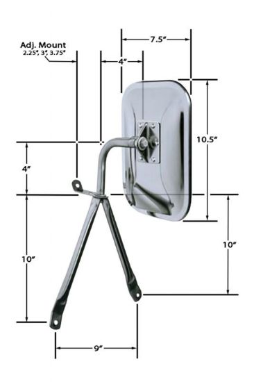 CIPA LOW-MOUNT CHROME - 45500