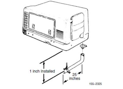 CUMMINS NW ONAN EXHAUST TUBE KIT - 1552325