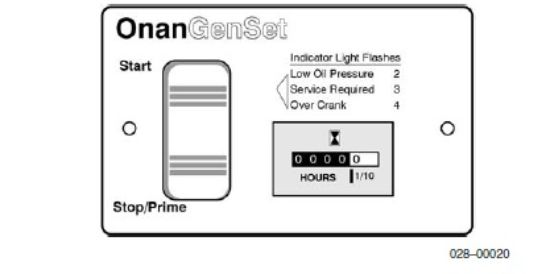 CUMMINS NW ONAN DELUXE REMOTE PANEL - 3004937