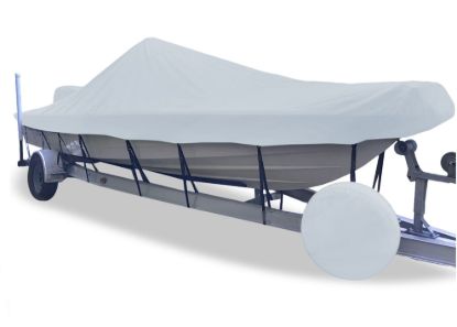 CARVER BOAT COVER  SKIFF-18  PG GRAY - 71218P10