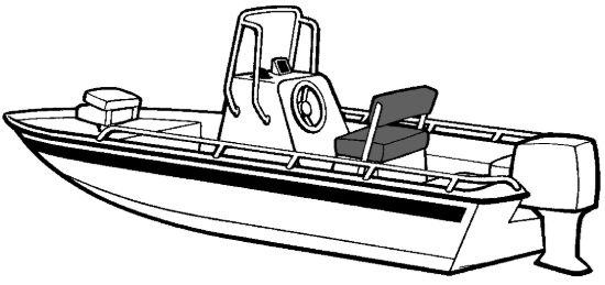 CARVER BOAT COVER  SKIFF-18 - 71218S11