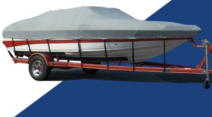 CARVER BOAT COVER V-21 I/O  PG GRAY - 77121P10