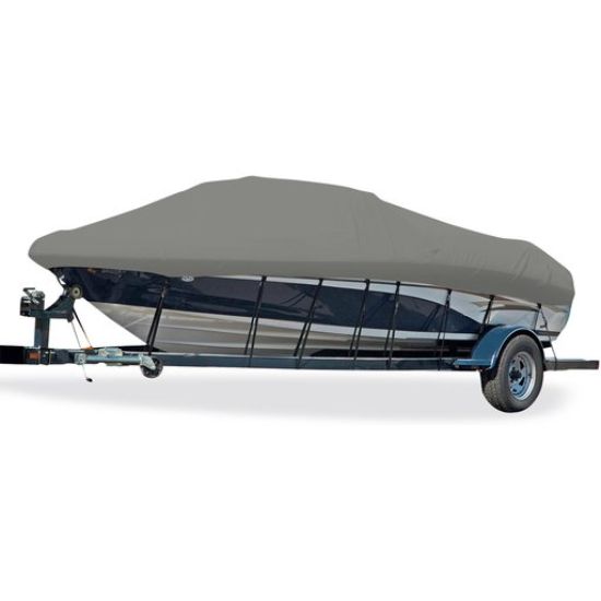 CARVER BOAT COVER JON-18 O/B  XW PFII GRAY - 77818EF10
