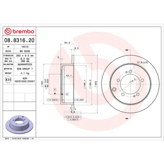 BREMBO KIT - KT00839