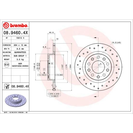BREMBO KIT - KTX0141