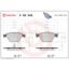 BREMBO DISC BRAKE PAD SET - P06046