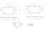 BREMBO DISC BRAKE PAD SET - P06051N