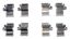 CROWN AUTO BRAKE PAD SPRING KIT; INCL. 8 SPRIN - 68159523AC