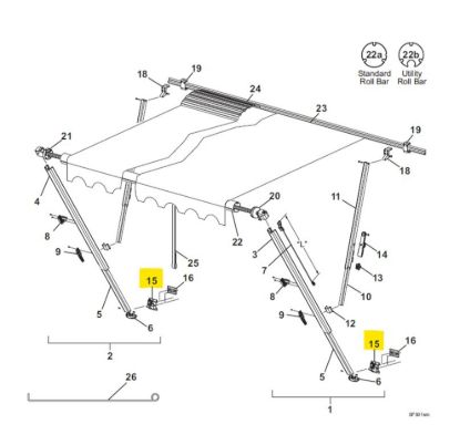 CAREFREE/CO. CAREFREE BOTTOM BRACKET W - 901019W