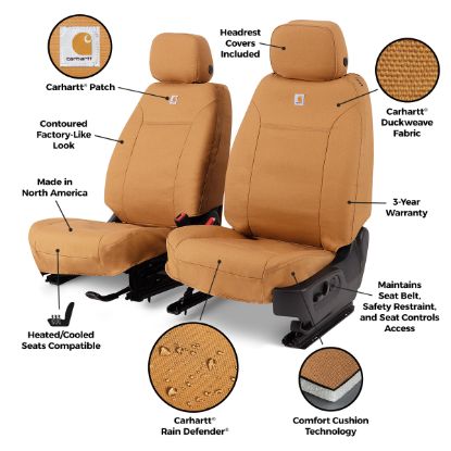 COVERCRAFT CARHARTT PRECISIONFIT CUSTOM FRONT - 4423ABCABN