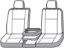 COVERCRAFT ENDURA RAM LOGO SEATSAVER CUSTOM FR - 84FR11WFBK