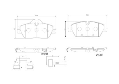 BREMBO DISC BRAKE PAD SET - P06091N
