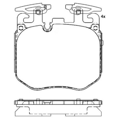 BREMBO DISC BRAKE PAD SET - P06106