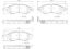 BREMBO DISC BRAKE PAD SET - P10032N