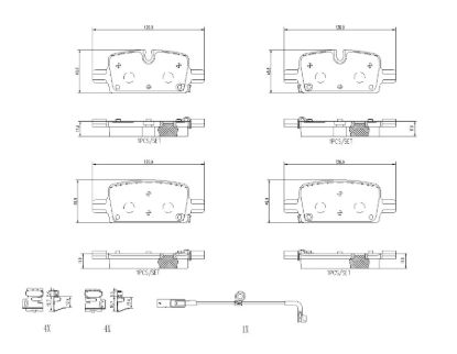 BREMBO BRAKE PAD - P10098