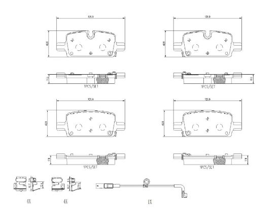 BREMBO BRAKE PAD - P10098