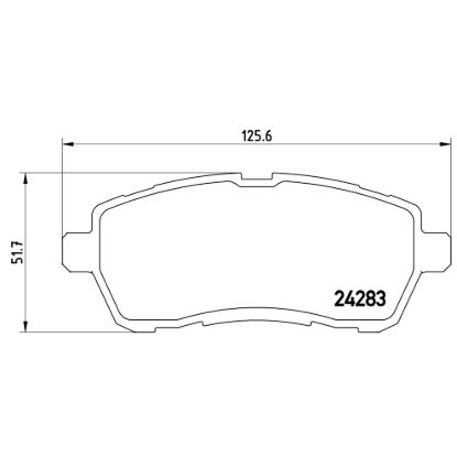 BREMBO BRAKE PAD - P24072X