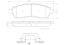 BREMBO DISC BRAKE PAD SET - P24107N
