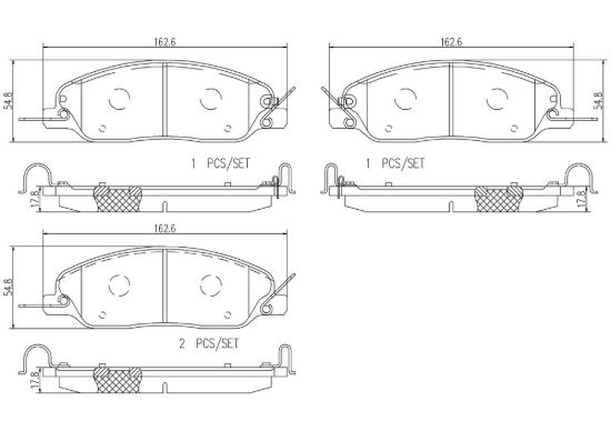 BREMBO DISC BRAKE PAD SET - P24181N