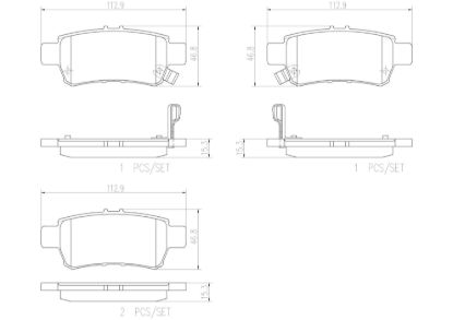 BREMBO DISC BRAKE PAD SET - P28062N