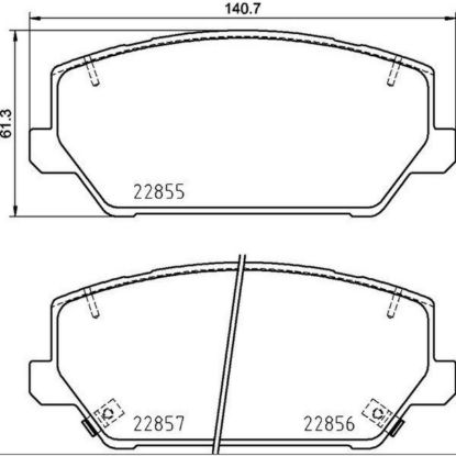 BREMBO DISC BRAKE PAD SET - P30102