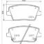 BREMBO DISC BRAKE PAD SET - P30112