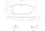 BREMBO DISC BRAKE PAD SET - P36021N