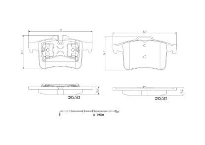 BREMBO DISC BRAKE PAD SET - P36034N