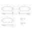 BREMBO DISC BRAKE PAD SET - P37007N