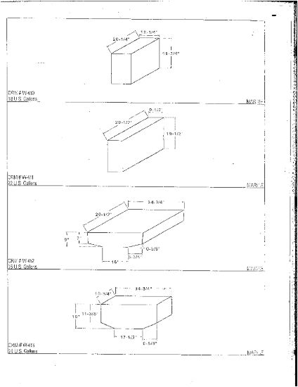 C.ROTO MOLDG WATER TANK 35GAL - W412