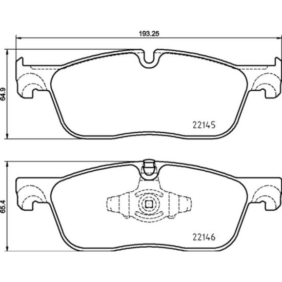 BREMBO BRAKE PAD - P44026X