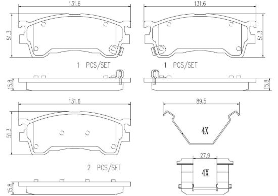 BREMBO DISC BRAKE PAD SET - P49023N