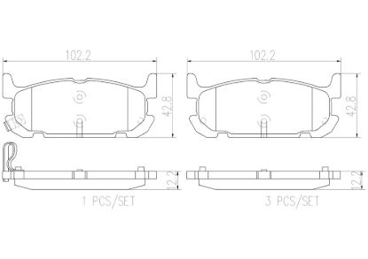 BREMBO DISC BRAKE PAD SET - P49031N