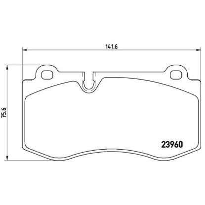 BREMBO DISC BRAKE PAD SET - P50074