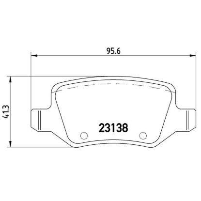 BREMBO DISC BRAKE PAD SET - P50090